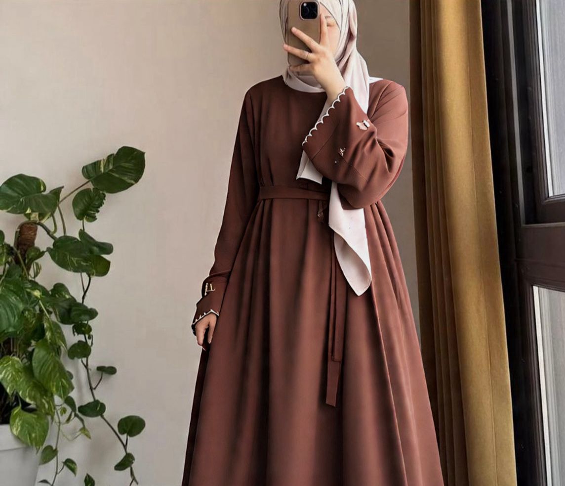 Flared Gown Abaya