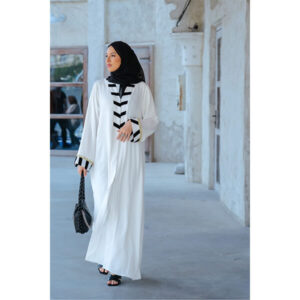 Women’s Elegant Nida Abaya with Hijab – Stylish & Comfortable